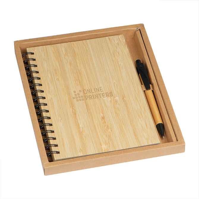 Set de regalo con libreta y bolgrafo Pisa