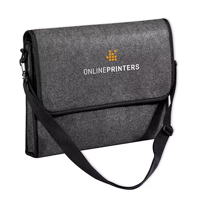 Bolso estudiantil en fieltro Vittoria