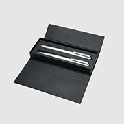 Set de bolgrafo y estilogrfica con estuche senator Image Chrome