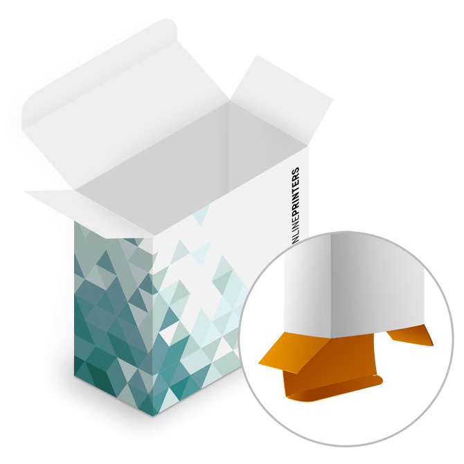 Cajas plegables con solapas rectas