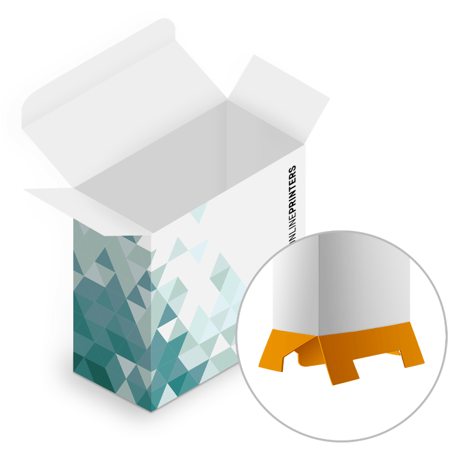 Cajas plegables con fondo insertable