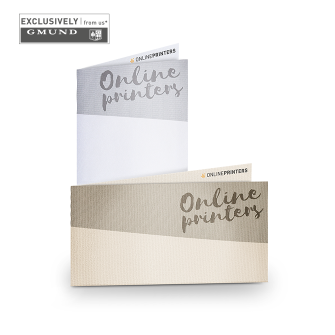 Tarjetas plegables exclusivas