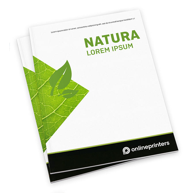 Catálogos en papeles ecológicos/naturales