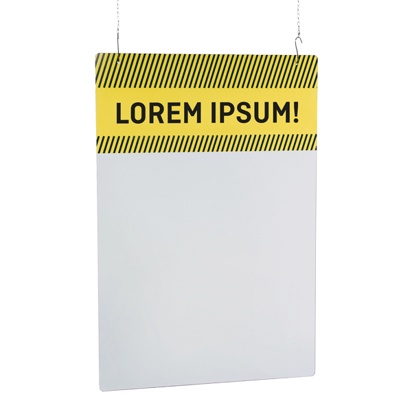 Pared plexigls p/colgar
