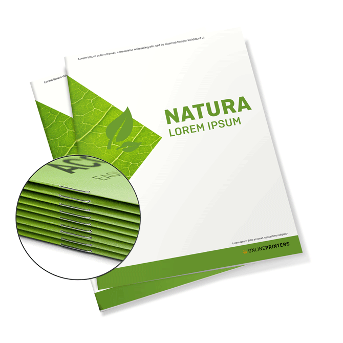 Revistas en papeles ecológicos/naturales