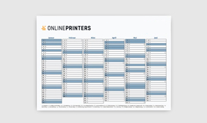 Calendarios murales de gran formato<br>