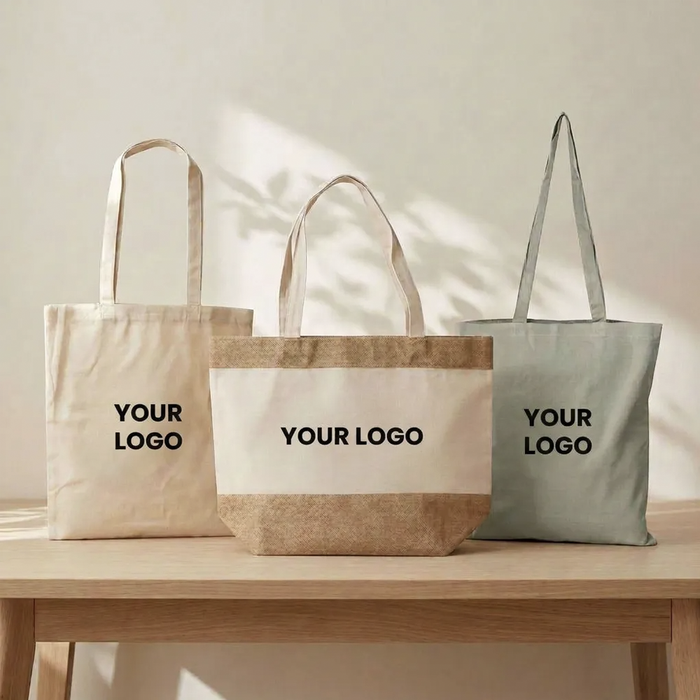 Imagen Bolsa de algod�n Economy con logo impreso