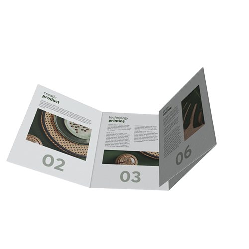 Imagen Falzflyer DIN A6 6-seitig