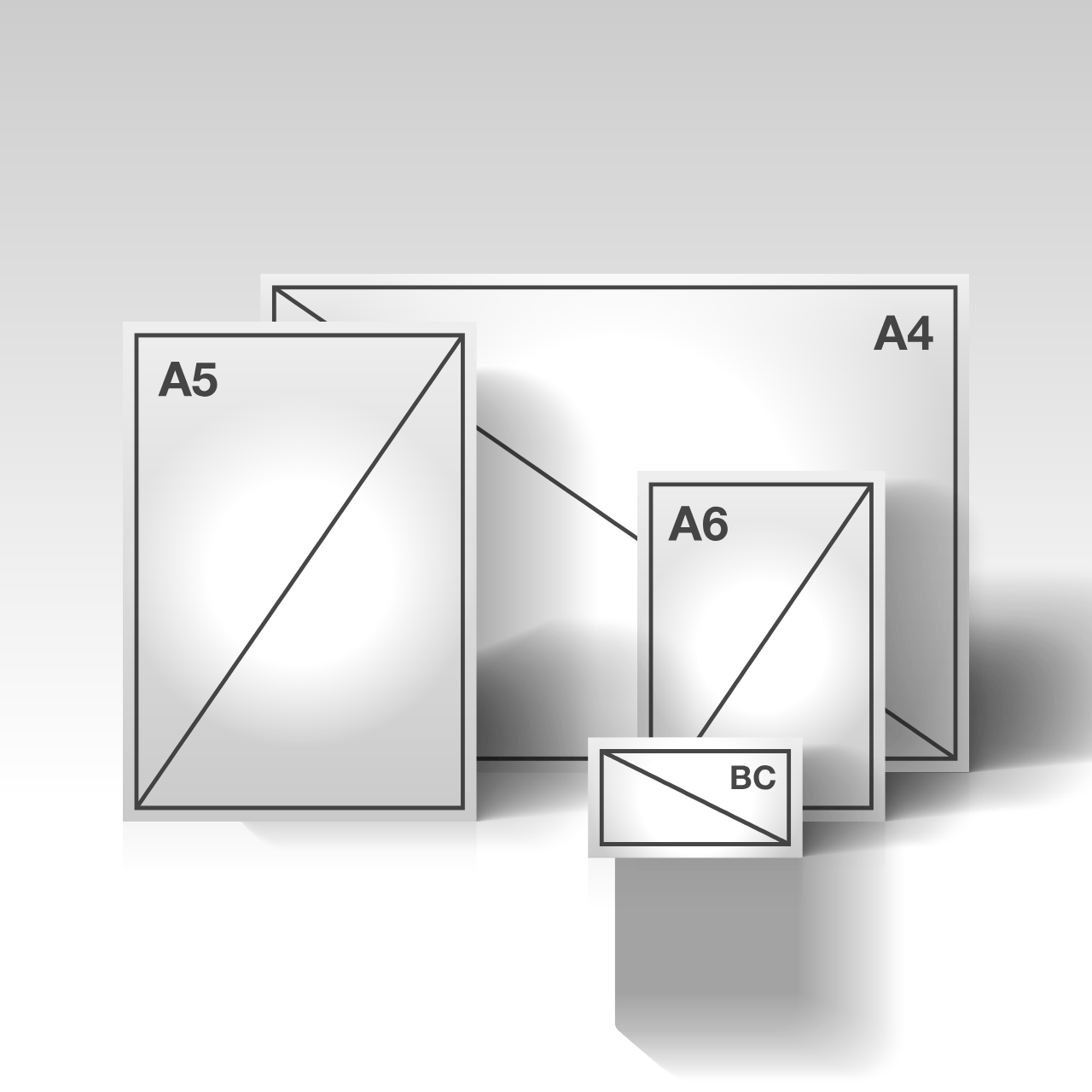 Imagen Folletos en papel artstico de 135 g/m2 con encuadernacin grapada