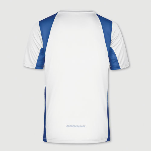 blanco / azul real