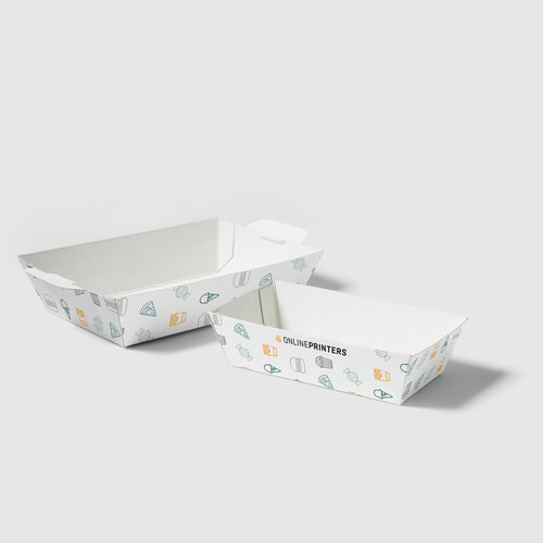 Bandejas para refrigerios, 13,5 x 6,7 x 4,3 cm 1