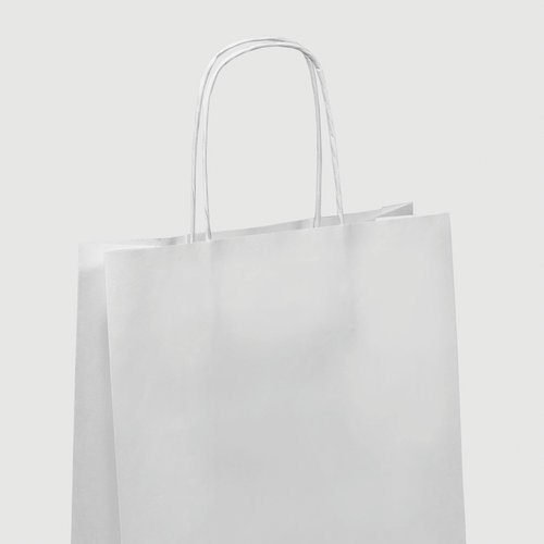 Bolsas con asas de cuerda de papel clásicas, 31 x 41 x 12 cm 2