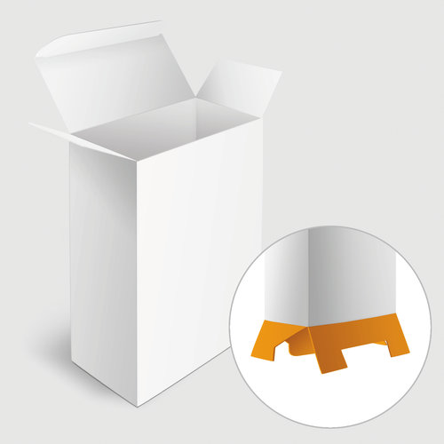 Cajas plegables con fondo insertable, Especificación libre del formato 1