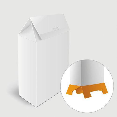 Cajas bolsa con fondo insertable, Especificación libre del formato 1