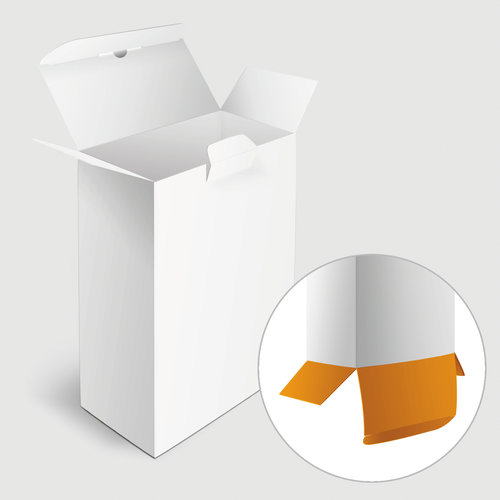 Cajas plegables con lengüeta de seguridad, Especificación libre del formato 1