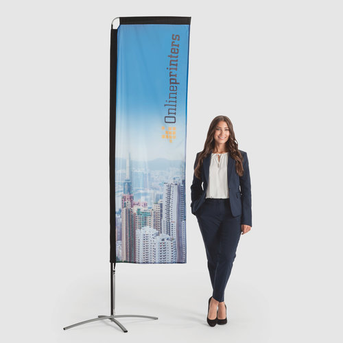 Bandera Squareflag, sólo impresión, 65 x 244 cm 1