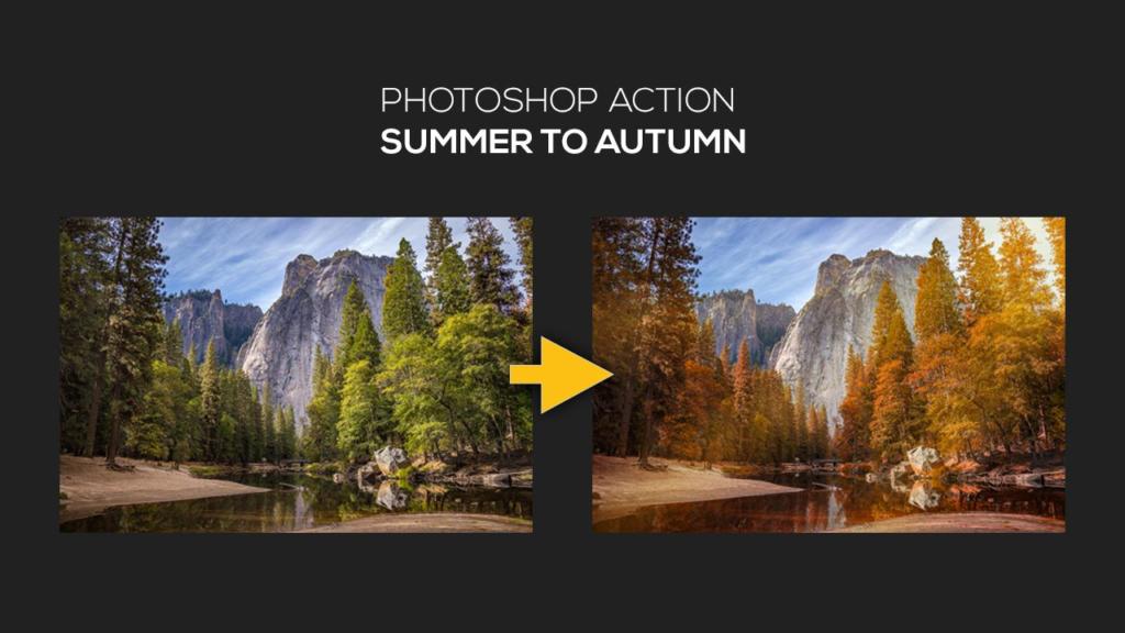 Transformar imagen de verano en imagen de otoño
