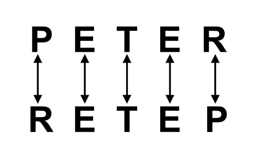 Tutorial del diseño de ambigrama, paso 1