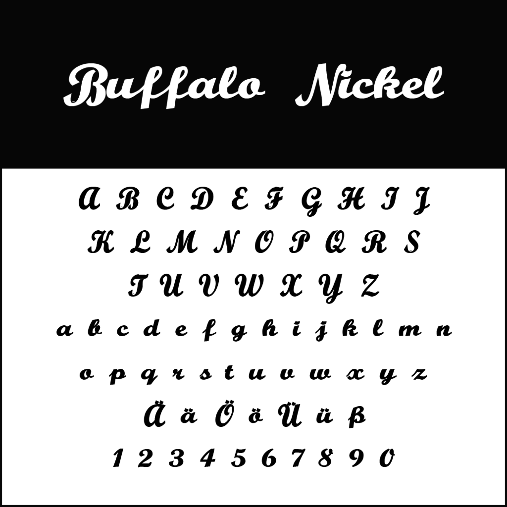 fuentes vintage - Buffalo Nickel