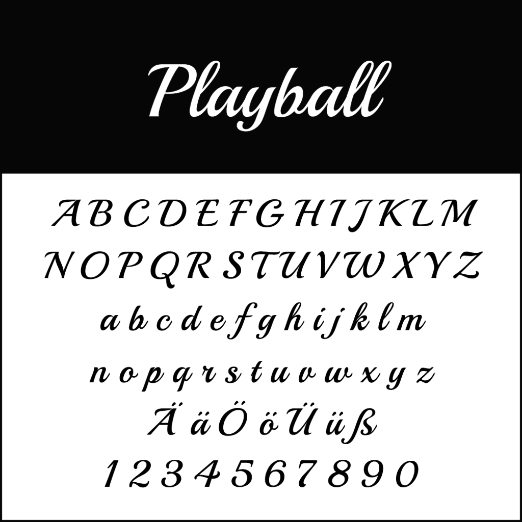 Fuentes vintage - Playball